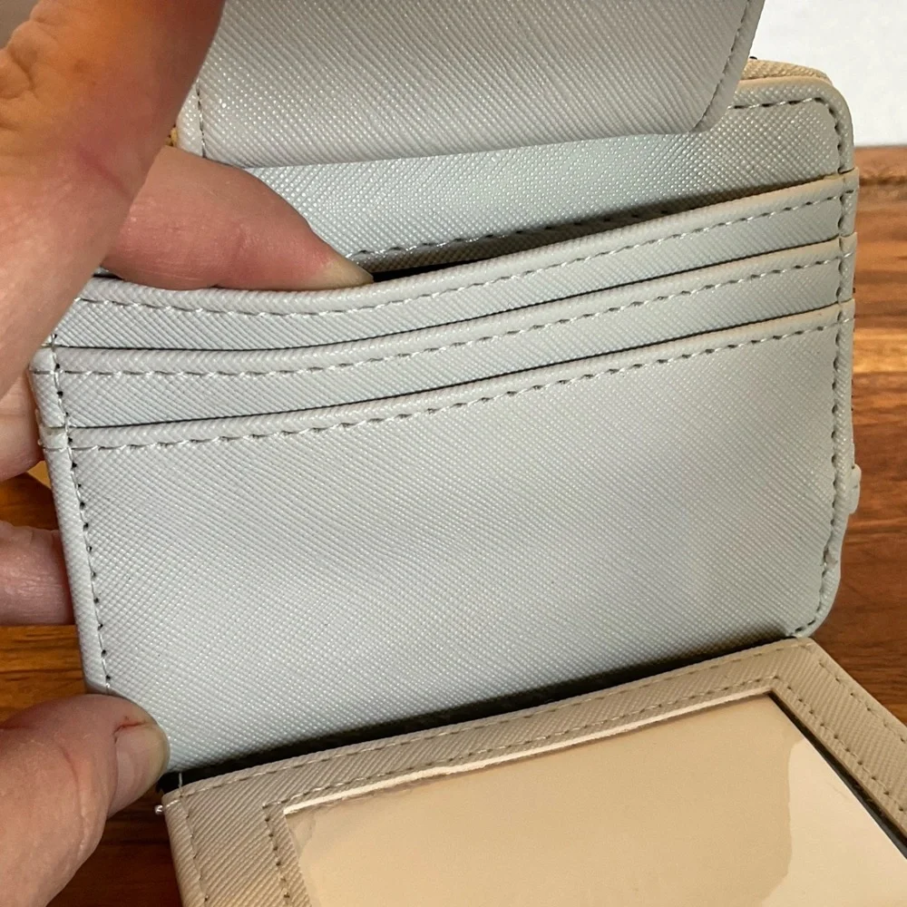 Steve Madden Mini Wallet Card Holder – Zip Coin Purse – NWT